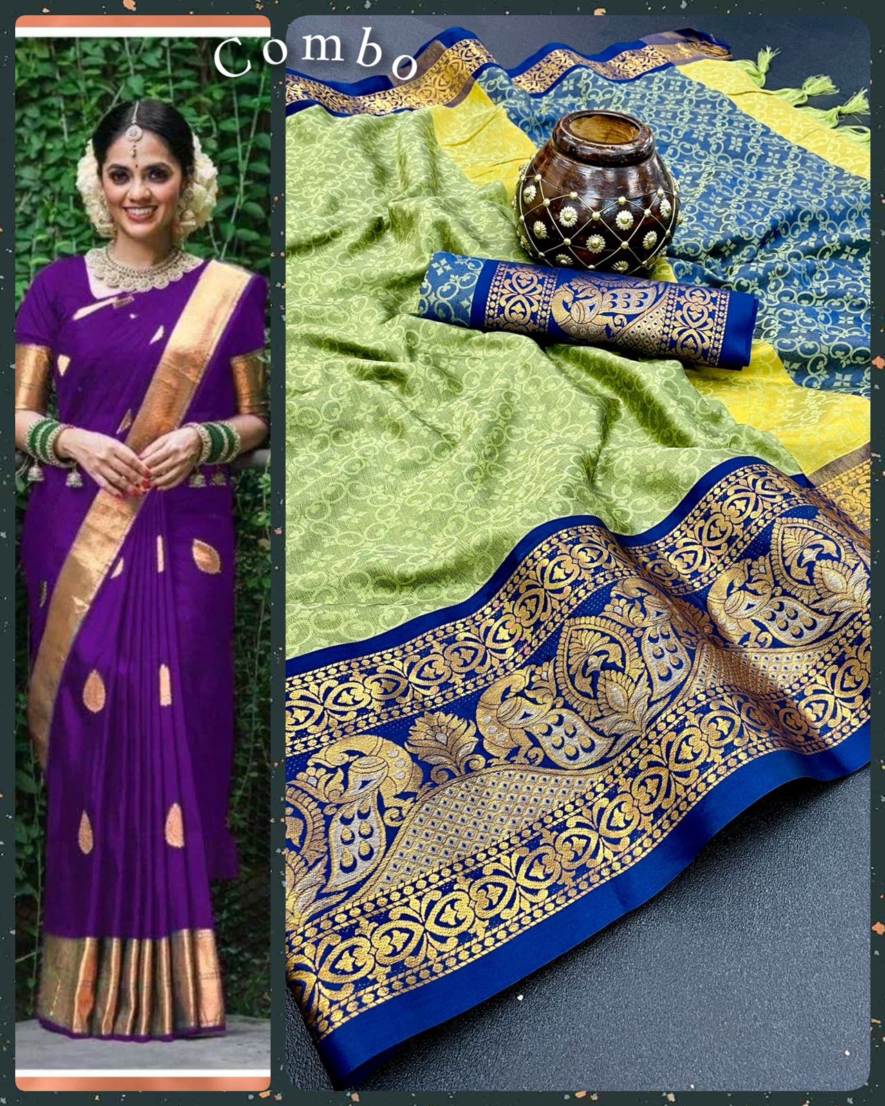 Aab Combo 3 Designer Non Catalog Sarees
